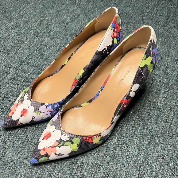 Banana Republic Floral Pumps Size 9 NWOB - Picture 5 of 5